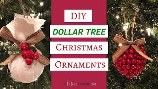 DIY Dollar Tree Christmas Ornaments 2018 - Dollar Tree Christmas Decor