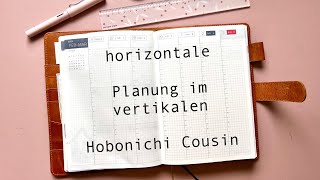 horizontale Planung im vertikalen Hobonichi Cousin | Wochendeko Februar 2024 | plan with me