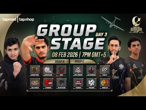 Group Stage Day 3 | B vs C | Ramadan Cup PK 2026