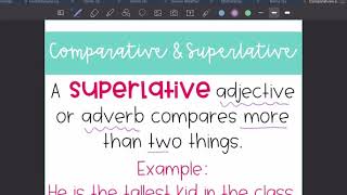 Comparative & Superlative