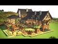 Minecraft - How to build a wooden mansion