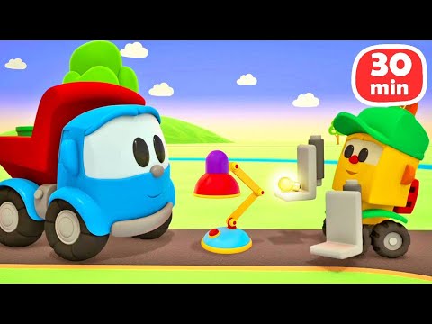 Leo der Lastwagen - Leo und Co. bauen tolle Sachen - Cartoons auf Deutsch