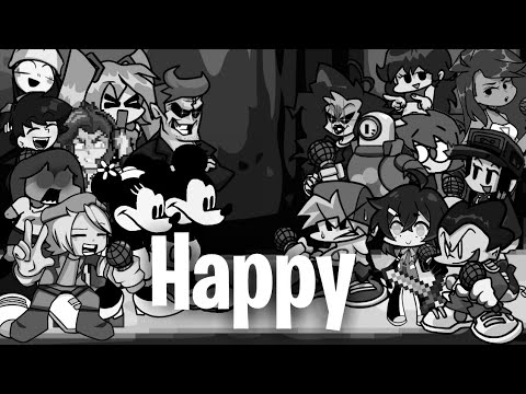 FNF Happy but different characters sing