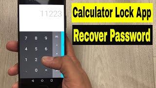 Calculator App Lock Forgot Password - How to Recover Password from Calculator Hide App