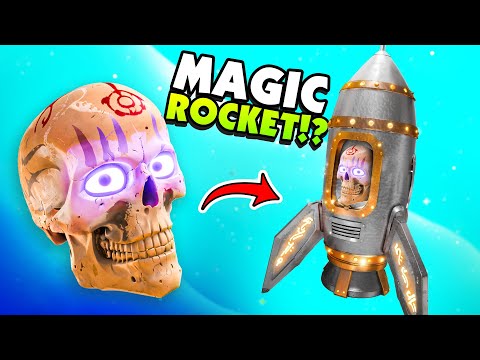 NEW DLC Sends Skully To Space in a MAGIC ROCKET! - Waltz of the Wizard VR