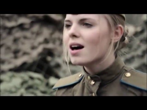 На позицию девушка провожала бойца. "Огонёк" | War songs. Girl accompanied soldier at the front