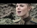 На позицию девушка провожала бойца. "Огонёк" | War songs. Girl accompanied ...