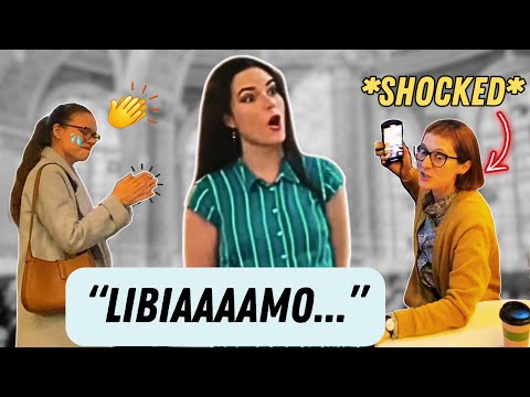 A COUPLE start singing OPERA in a CAFE 🫢🗣️ Libiamo Verdi Clarinet