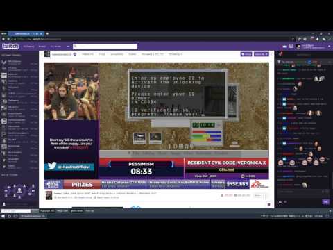 SGDQ 2017 Resident Evil: Code: Veronica X Glitched by Pessimism