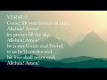 Come Christians Join to Sing | Lyric Video
