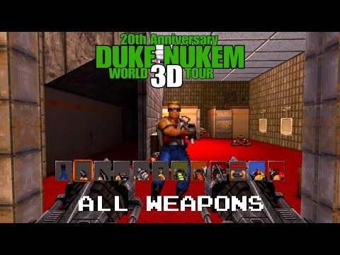 DUKE NUKEM 3D WORLD TOUR 20th Anniversary PS4 All Weapons