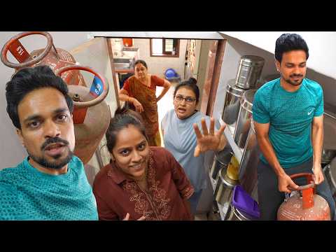 aaj ghar mein khana nahi bana paye kyunki sab gas khatam ho gaye !