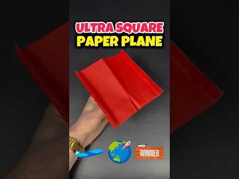 Origami Easy Paper Boomerang Airplane Tutorial Glider World Record #paperplane #origami #shorts