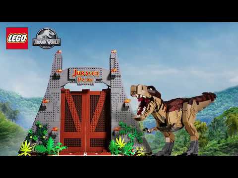 Vidéo LEGO Jurassic World 75936 : Jurassic Park : le carnage du T. rex