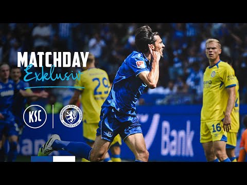 Tor-Debütant und souveräner Sieg! 🤩🔥 | #KSCEBS | KSC-Matchday Exklusiv