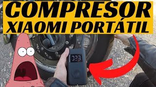 COMPRESOR eléctrico XIAOMI: El INFLADOR portátil para tu MOTO. REVIEW y PRUEBA Bomba de aire MIJIA
