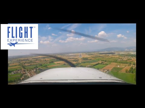 Cessna 150 - Brescia Montichiari Airport - Final Runway 32 - Touch & Go - September 2021