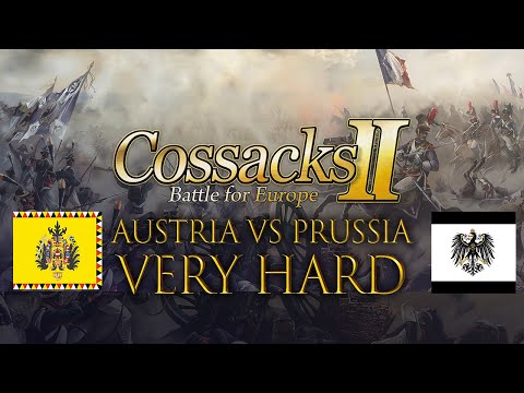 Cossacks 2  Battle for Europe Gameplay - Austria Vs Prussia (Very Hard)