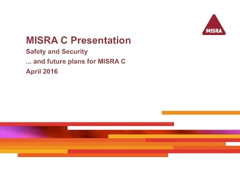 MISRA-C Documents and Roadmap