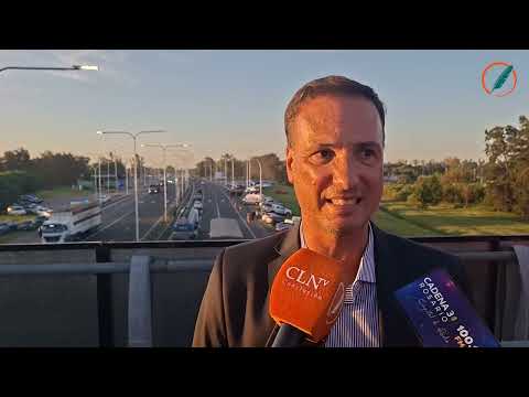 Nuevo tercer carril de la autopista Rosario-Santa Fe: "Es la zona de mayor ingreso de camiones"
