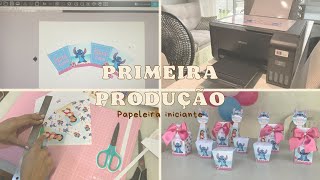 Primeira produção como papeleira iniciante