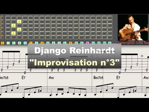 Django Reinhardt - "Improvisation n°3" (1943) - Gill & Jazz Transcription