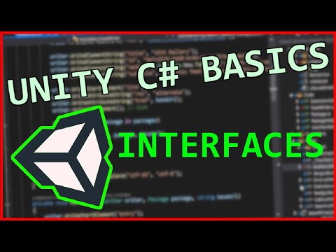 Unity C# Basics P9 | Interfaces