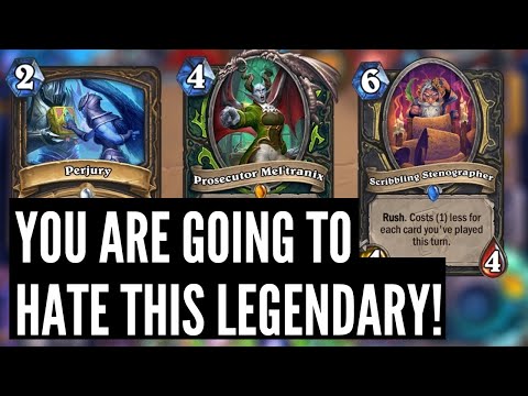 This Demon Hunter LEGENDARY will DRIVE you CRAZY! Insane MIRACLE ROGUE card and NEW secret!