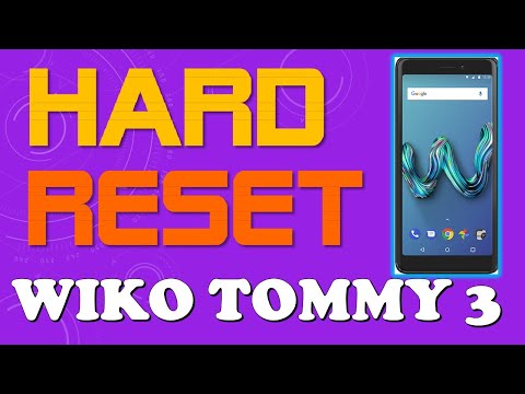 WIKO TOMMY 3 HARD RESET