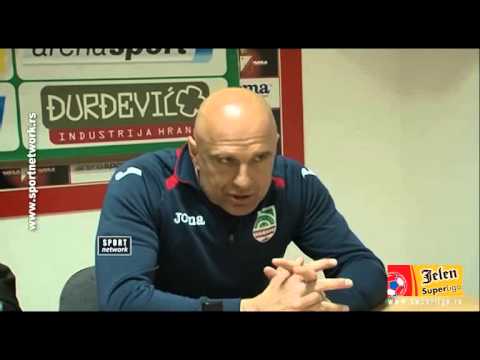 JSL 2014/15: 29.04.2015 25.Kolo: Konferencija za novinare nakon meča Donji Srem - Crvena zvezda