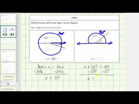 Determine the Measure of Reference Angles (Algebra) | Math Help from ...