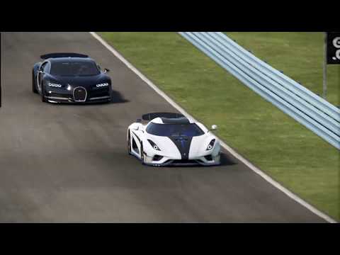 Bugatti Chiron vs Koenigsegg Regera Hard Battle