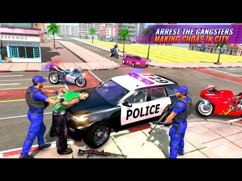 US Police Bike Gangster Crime shooting Games ।। Bike driving game ।। Viki games vg 🔥🔥