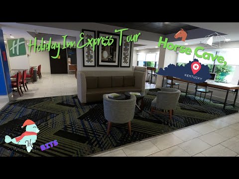 Holiday Inn Express Room Tour - Horse Cave Kentucky - Holiday Inn Express Pool
