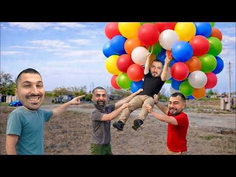 DÜNYA REKORLARINI DENEDİK | BİR İNSANI KAÇ BALON UÇURUR?