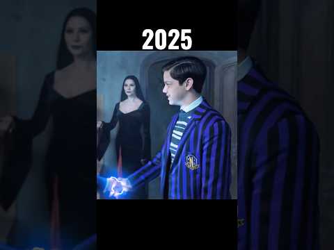 Pugsley Addams Evolution 1964-2025 😱 #wednesday #addamsfamily #isaacordonez