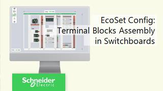 EcoSet Config – How to Automatically Define and Assemble Terminal Blocks in Switchboards Design?