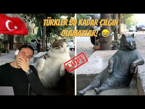 Italian React 🇹🇷 Funniest Statues In Turkey 🤣 - This Can’t Be Real! 😱