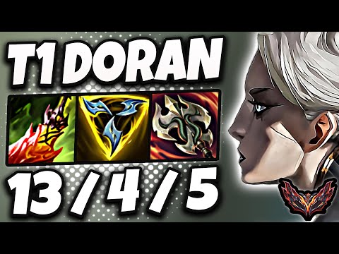 T1 Doran Camille vs Renekton [ TOP ] Korea Grandmaster Patch 25.11