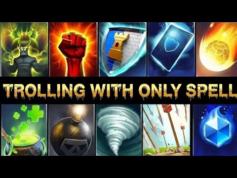 Trolling Opponents 😂 With Only Spell cards? Castle Crush 