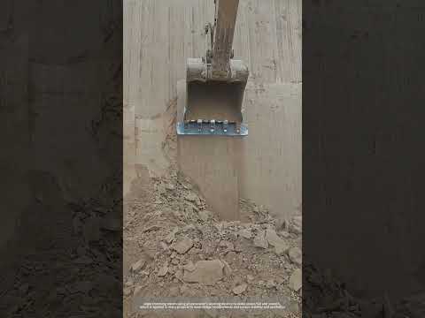 Satisfying Process Of Excavator Trimming Slope !