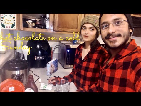 Happiness is... hot chocolate on a freezing Sunday!