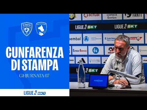 SC Bastia - Rodez AF: Benoît Tavenot's press conference