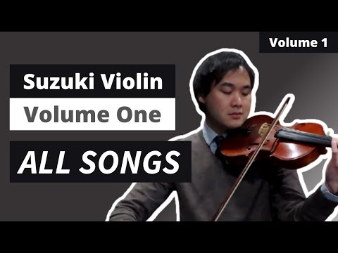 [Suzuki Violin Book 1] All Songs (with Piano Accompaniment)