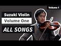 [Suzuki Violin Book 1] All Songs (with Piano Accompaniment)