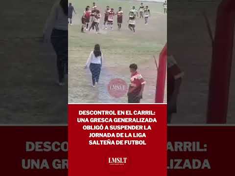 ESCÁNDALO EN EL CARRIL | SUSPENDIERON LA JORNADA DE LA LIGA REGIONAL POR VIOLENCIA EN LA CANCHA