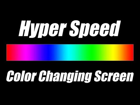 Hyper Speed Color Changing - Disco Party Led Lights [10 Hours - Flashing]