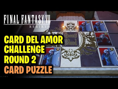 Cards del Amor Challenge Round 2 Card Puzzle | Costa del Sol Card Carnival | Final Fantasy 7 Rebirth