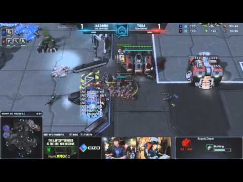 [Starcraft 2] Homestory Cup X: Jaedong Vs. Yoda. - Game 3 Final Moments.