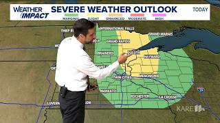 WEATHER: Isolated storms on Tuesday evening